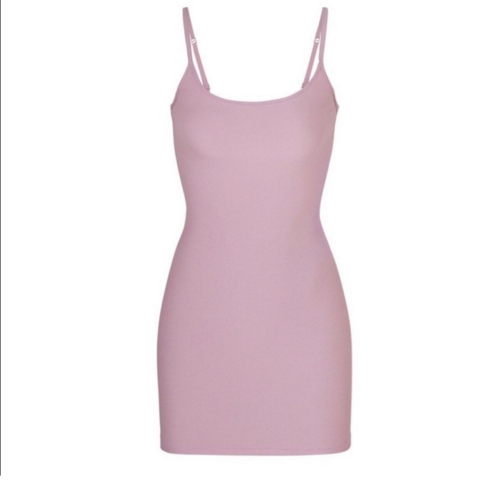 SKIMS Soft Lounge Mini Slip Dress in Orchid 💕